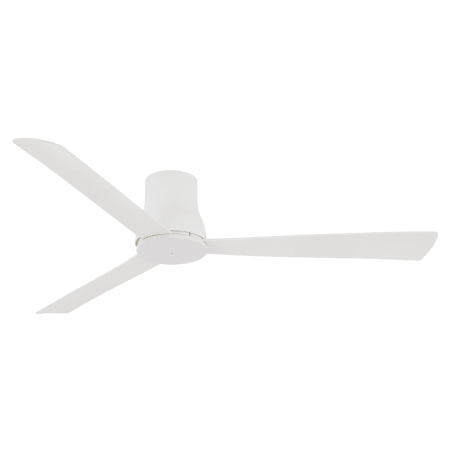 MinkaAire Simple Flush 60" 3 Blade Indoor / Outdoor Ceiling Fan with Remote Control Flat White