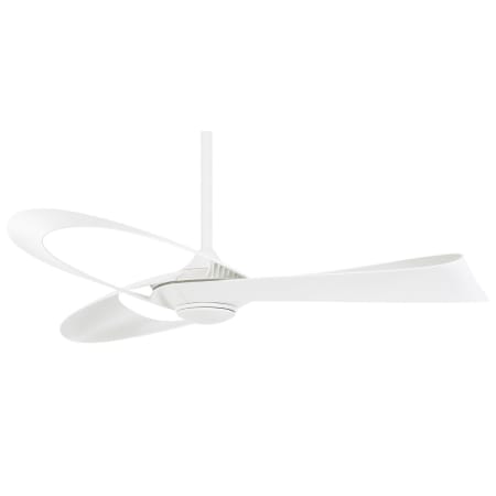 MinkaAire Bowie 52" 3 Blade Indoor Ceiling Fan with Remote Included Flat White