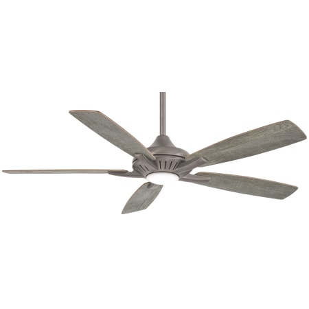 MinkaAire Dyno 52" 5 Blade Indoor LED Ceiling Fan with Remote Included Burnished Nickel