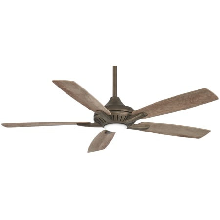 MinkaAire Dyno 52" 5 Blade Indoor LED Ceiling Fan with Remote Included Heirloom Bronze