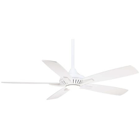 MinkaAire Dyno 52" 5 Blade Indoor LED Ceiling Fan with Remote Included White