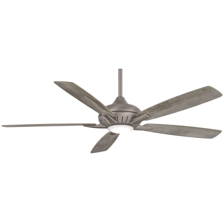 MinkaAire Dyno XL 60" 5 Blade Indoor Smart LED Energy Star Ceiling Fan with Remote Included Burnished Nickel