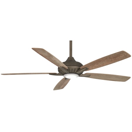 MinkaAire Dyno XL 60" 5 Blade Indoor Smart LED Energy Star Ceiling Fan with Remote Included Heirloom Bronze