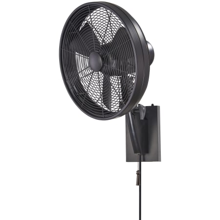 MinkaAire Anywhere 15" Diameter 3 Speed Indoor / Outdoor Wall Mount Fan Matte Black