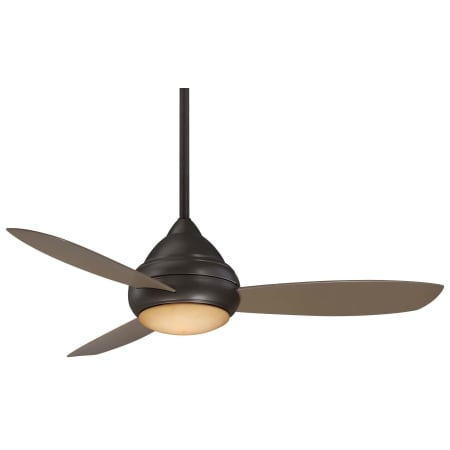MinkaAire Concept I 52" 3 Blade Indoor / Outdoor LED Ceiling Fan with Wall Control Included Oil Rubbed Bronze