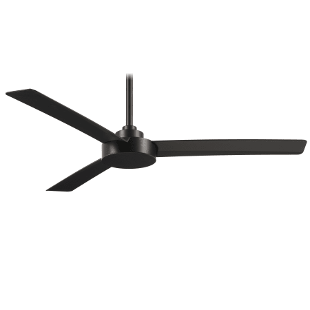 MinkaAire Roto 52" 3 Blade Indoor Ceiling Fan with Wall Control Included Coal