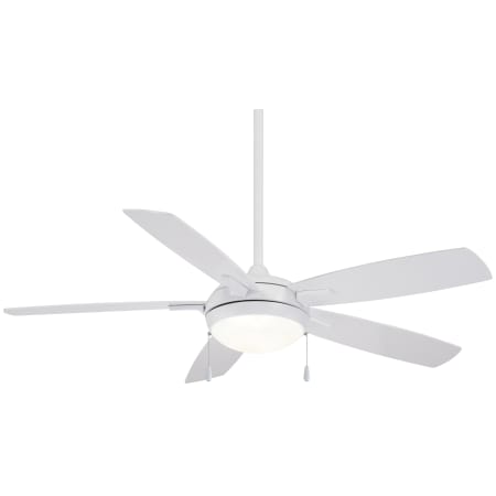 MinkaAire Lun-Aire 54" 5 Blade Indoor LED Ceiling Fan White