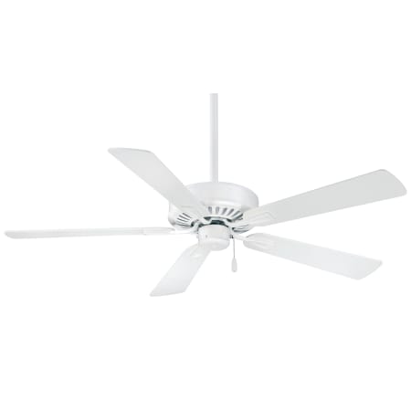 MinkaAire Contractor Plus 52" 5 Blade Indoor Ceiling Fan Flat White