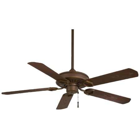 MinkaAire Sundowner 54" 5 Blade Indoor / Outdoor Energy Star Ceiling Fan Oil Rubbed Bronze