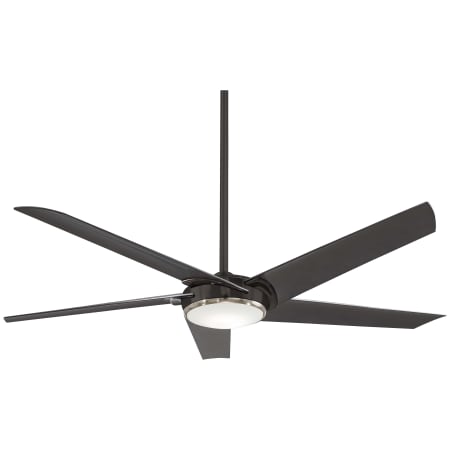 MinkaAire Raptor 60" 5 Blade LED Indoor Ceiling Fan with Remote Included Gun Metal
