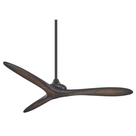 MinkaAire Vapor 60" 3 Blade Indoor Ceiling Fan with Remote Control Included Coal / Toned Koa