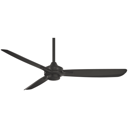 MinkaAire Rudolph 52" 3 Blade Indoor Ceiling Fan with Wall Control Included Coal