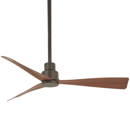 MinkaAire So Simple 44" 3 Blade Indoor / Outdoor Energy Star Ceiling Fan with Remote Included Oil Rubbed Bronze