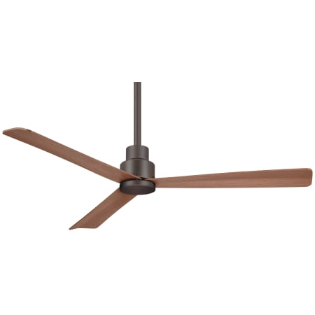 MinkaAire Simple 52" 3 Blade Indoor / Outdoor Energy Star Ceiling Fan with Remote Included Oil Rubbed Bronze