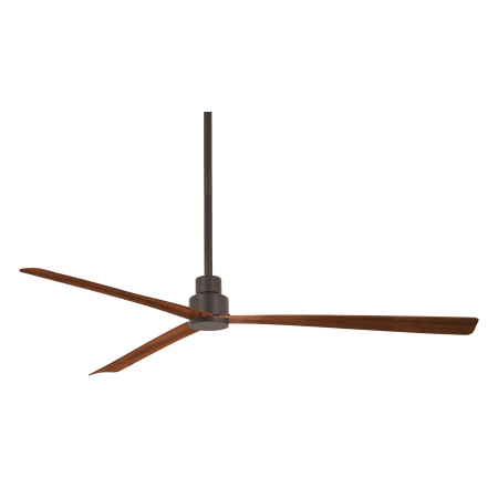 MinkaAire Simple 65" 3 Blade Indoor / Outdoor Energy Star Ceiling Fan with Remote Included Oil Rubbed Bronze