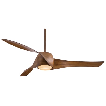 MinkaAire Artemis 58" 3 Blade LED Indoor Ceiling Fan with DC Motor and Remote Control Included Distressed Koa