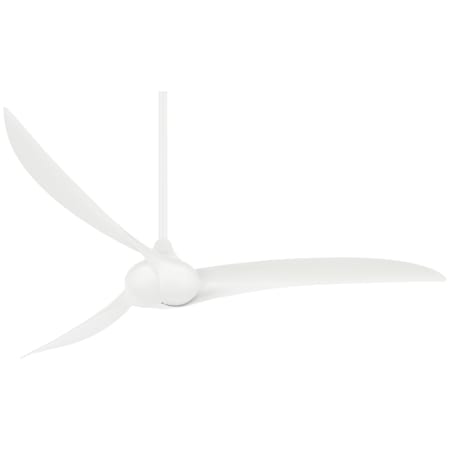 MinkaAire Wave 65" 3 Blade Indoor Ceiling Fan with Remote Included White