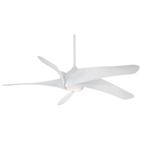 MinkaAire Artemis XL5 5 Blade 62" LED Indoor Ceiling Fan with DC Motor and Remote Included White