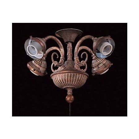 MinkaAire Ceiling Fan Light Kit Antique Pecan