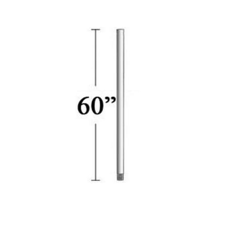 MinkaAire 60" Ceiling Fan Downrod for 14 Ft Ceilings Polished Nickel