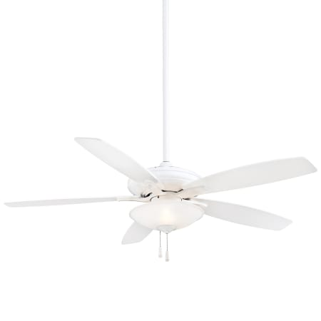 MinkaAire Mojo LED 52" 5 Blade Indoor Ceiling Fan with LED Bulbs Included White