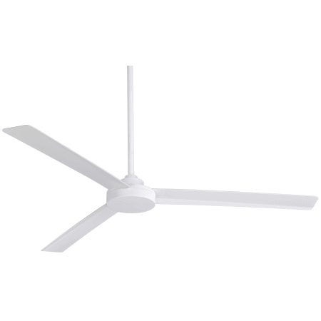 MinkaAire Roto XL 62" 3 Blade Indoor / Outdoor Ceiling Fan with Wall Control Included Flat White