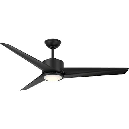 MinkaAire Verna 52" 3 Blade Indoor Smart 5CCT LED Ceiling Fan with Remote Included Coal