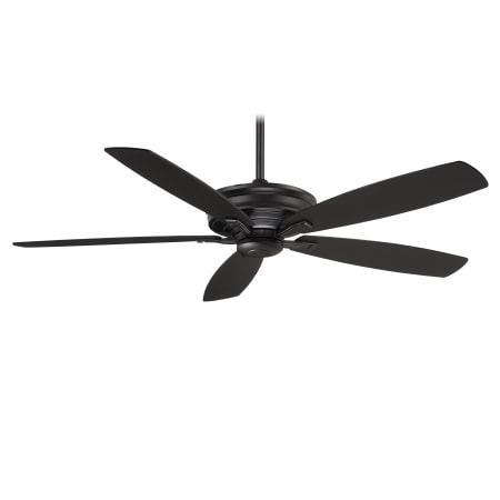 MinkaAire Kafe-XL 5 Blade 60 Energy Star Indoor Ceiling Fan with Remote Included Coal