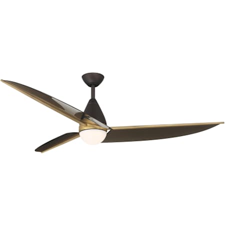 MinkaAire Lirden 65" 3 Blade Indoor Adjustable 5CCT LED Ceiling Fan Dark Bronze