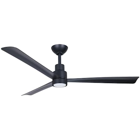 MinkaAire Simple 52" 3 Blade Outdoor LED Ceiling Fan Coal