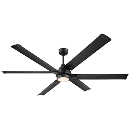 MinkaAire Soarin 72" 6 Blade Indoor Smart 5CCT LED Ceiling Fan with Remote Included Coal