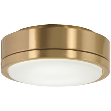 MinkaAire Rudolph 7" Wide Single LED Ceiling Fan Light Kit Brushed Brass