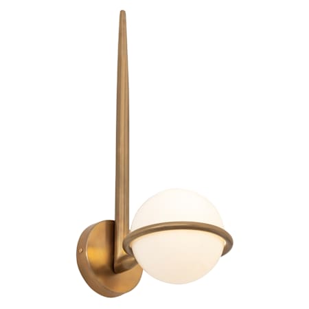 Minka Lavery Orstyn 22" Tall Wall Sconce with Opal Glass Shade Legacy Brass