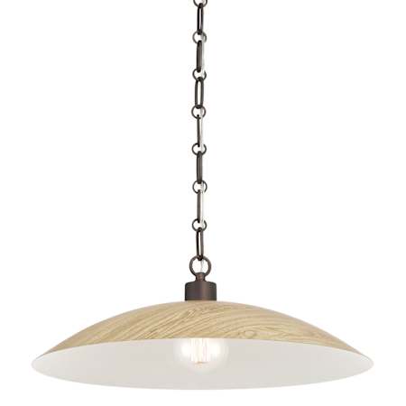 Minka Lavery Derby 19" Wide Pendant Dark Bronze