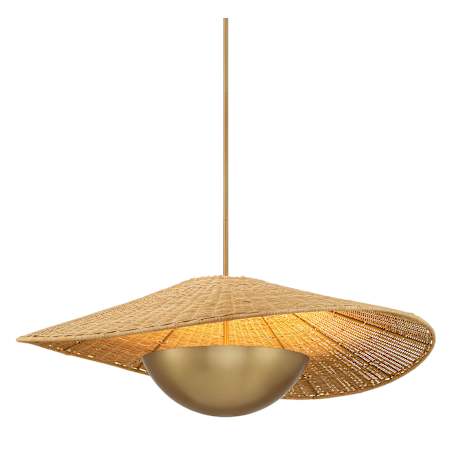 Minka Lavery Nestor 3 Light 36" Wide Multi Light Pendant Legacy Brass