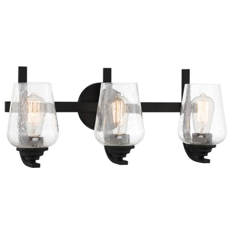 Minka Lavery Shyloh 3 Light 22" Wide Vantage Bathroom Vanity Light Coal