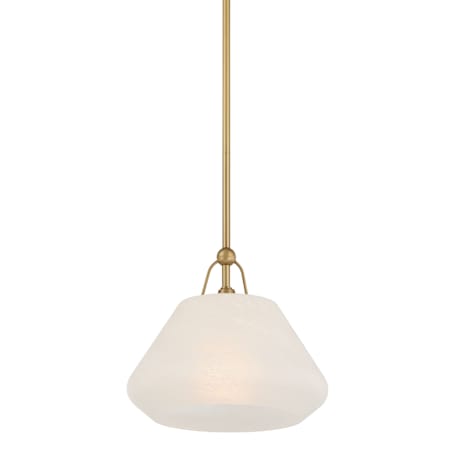 Minka Lavery Orion 12" Wide Pendant with Etched Glass Shade Legacy Brass