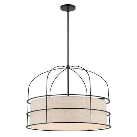 Pendant with Canopy - Coal