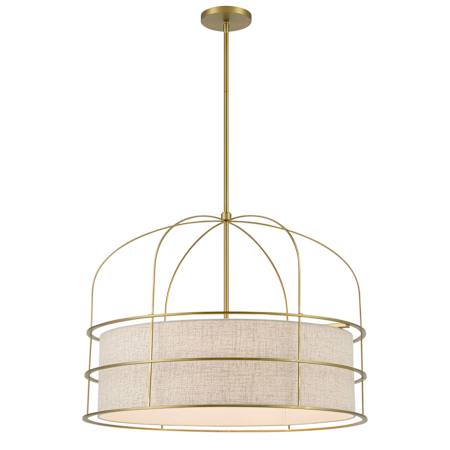 Pendant with Canopy - Soft Brass