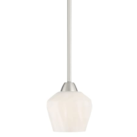 Minka Lavery Camrin 1 Light 6" Wide Vantage Mini Pendant Brushed Nickel