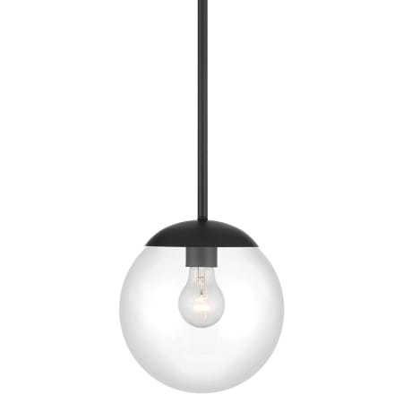 Minka Lavery Auresa 8" Wide Mini-Pendant / Semi-Flush Convertible Vantage Globe Ceiling Fixture Coal