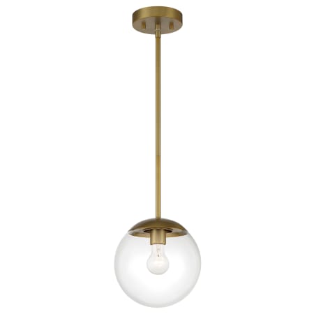 Pendant with Canopy - Soft Brass