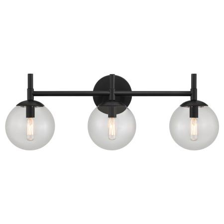 Minka Lavery Auresa 3 Light 26" Wide Vantage Bathroom Vanity Light Coal
