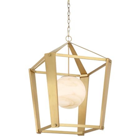 Minka Lavery Shimmer 21" Wide Pendant with Etched Opal Glass Shade Legacy Brass