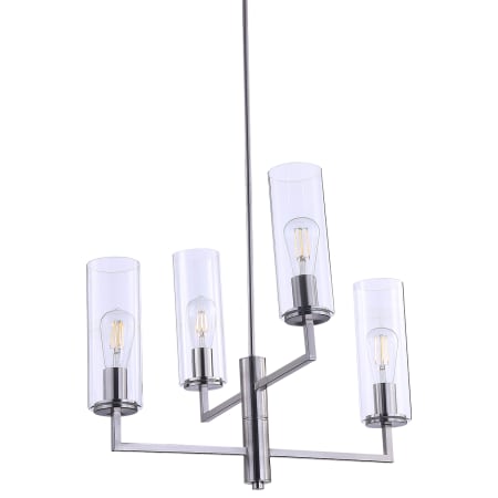 Minka Lavery Acacia 4 Light 24" Wide Vantage Chandelier Brushed Nickel
