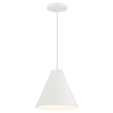 Pendant with Canopy - WH