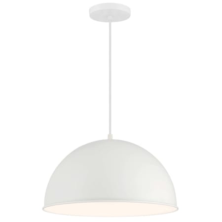  Pendant with Canopy - WH