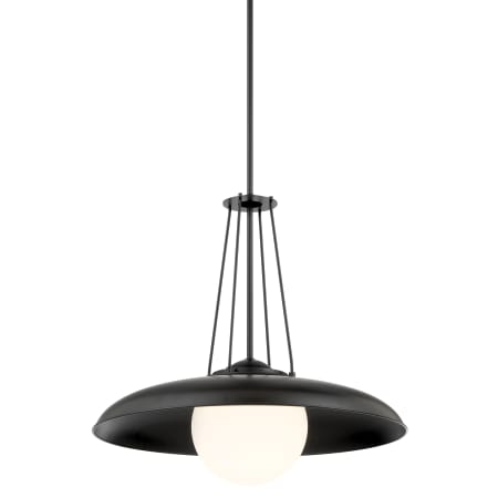 Minka Lavery Schooner Ridge 25" Wide Pendant with Etched Opal Glass Coal