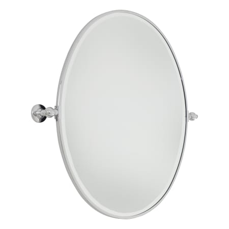 Minka Lavery 30" W x 32" H Oval Framed Bathroom Mirror Chrome