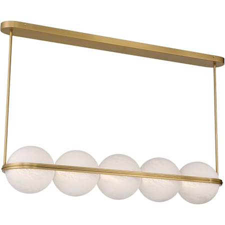 Minka Lavery Vanderlane 50" Wide LED Linear Chandelier Legacy Brass